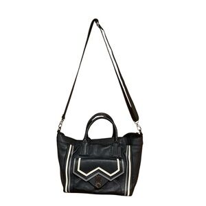BCBGeneration Chic Black and White Crossbody‎ Bag